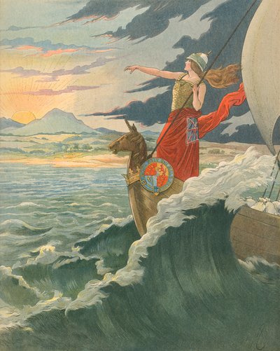 Storbritannia - Styr Britannia av Jacques Marie Gaston Onfray de Breville (Job)