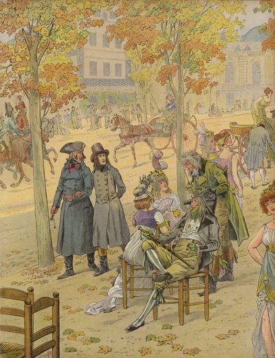 De 12 paviljongene i Les Halles av Jacques Marie Gaston Onfray de Breville (Job)