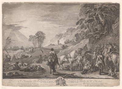 Kavaleri i rust Kavaleri Detachement (tittel på objekt) av Jacques Philippe Le Bas