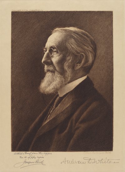 Andrew D. White av Jacques Reich