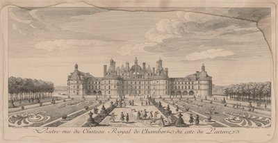 Chateau Chambord fra hagene. av Jacques Rigaud