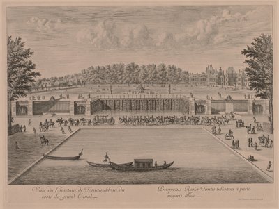 Chateau Fontainebleau fra Canal Grande av Jacques Rigaud