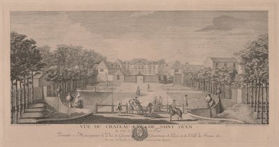 Chateau Saint Ouen fra hoffet. av Jacques Rigaud