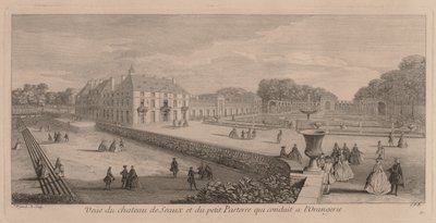 Chateau og hage i Seaux av Jacques Rigaud