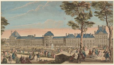 Promenadene ved Tuileries-palasset av Jacques Rigaud
