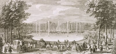 Utsikt over Neptun-fontenen, Versailles av Jacques Rigaud