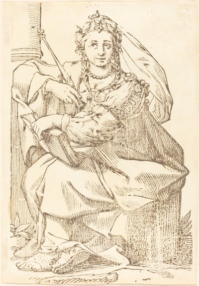 Frygisk sibyll av Jacques Stella