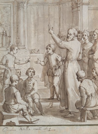 St. Philip som veileder av Jacques Stella