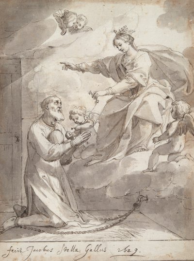 St. Philip i fengsel av Jacques Stella
