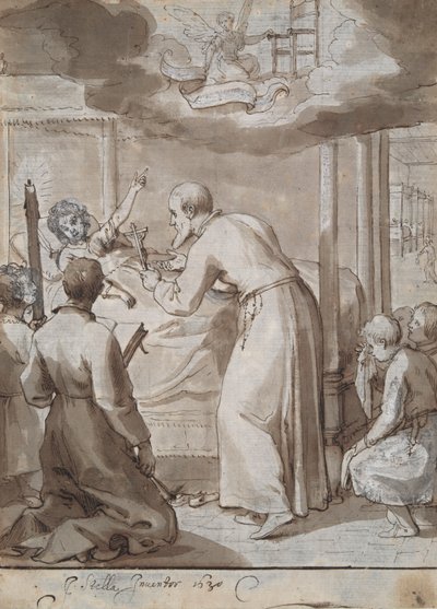 St. Philip besøker et sykehus av Jacques Stella