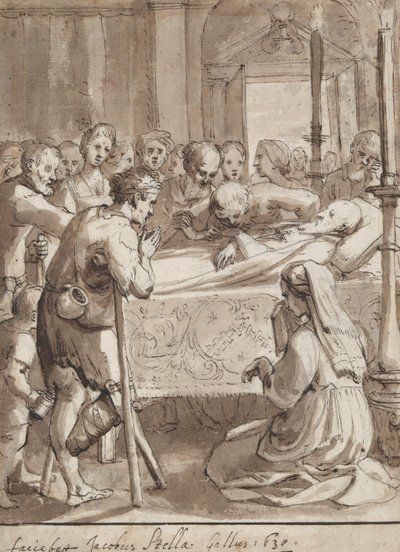 St. Philip besøker et sykehus av Jacques Stella