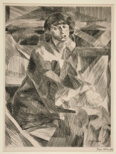 Portrett av en ung kvinne av Jacques Villon