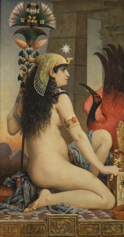 Egyptisk kvinne, 1875 av Jacques Wagrez