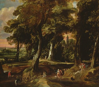Jegerinnen Diana av Jacques d Arthois