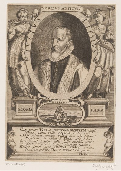 Portrett av Justus Lipsius av Jacques de Fornazeris