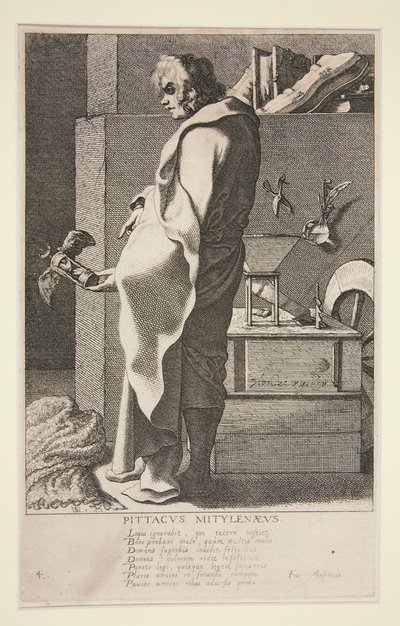 Pittacus Mytilenaeus, #4 fra serien The Seven Wise Men of Greece av Jacques de Gheyn III