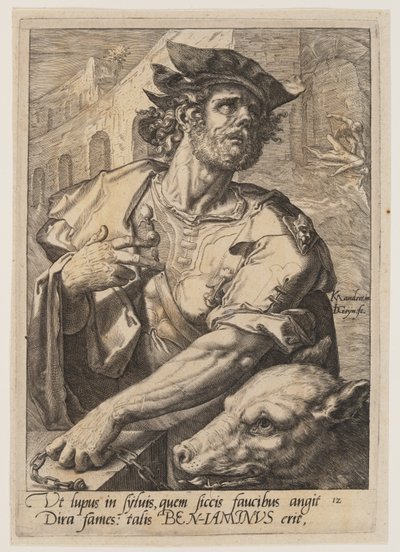 Benjamin, fra Jakobs tolv sønner av Jacques de Gheyn II