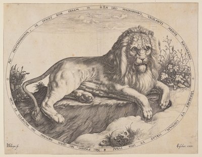 Den store løven. av Jacques de Gheyn II