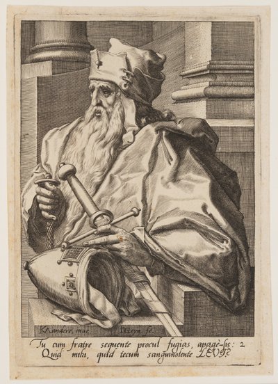 Levi, fra Jakobs tolv sønner av Jacques de Gheyn II