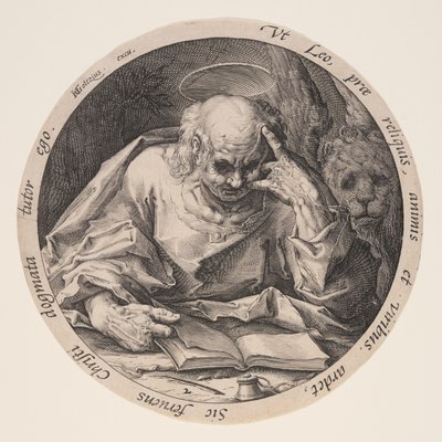 Markus, fra Evangelistene av Jacques de Gheyn II