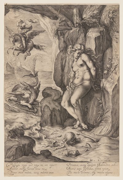 Perseus befrir Andromeda av Jacques de Gheyn II