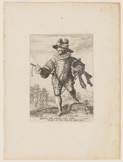 Provost, fra offiserer og soldater i livvakten til keiser Rudolf II av Jacques de Gheyn II