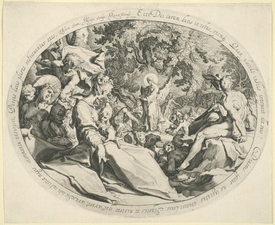 Miraklet med de fem brødene av Jacques de Gheyn II