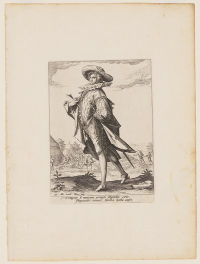 Kasserer, fra offiserer og soldater i livvakten til keiser Rudolf II av Jacques de Gheyn II