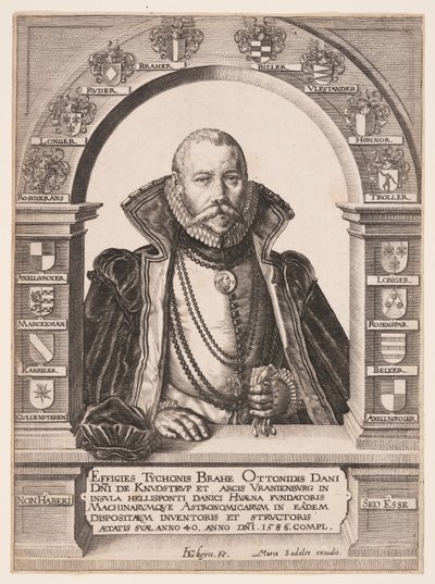 Astronomen Tycho Brahe av Jacques de Gheyn II