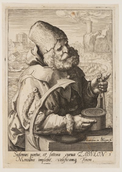 Sebulon, fra Jakobs tolv sønner av Jacques de Gheyn II