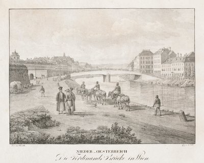 Nedre Østerrike, Ferdinand-broen i Wien av Jakob Alt