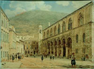 Sted i Ragusa (Dubrovnik) av Jakob Alt