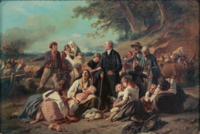 Landsbybrannen av Jakob Becker
