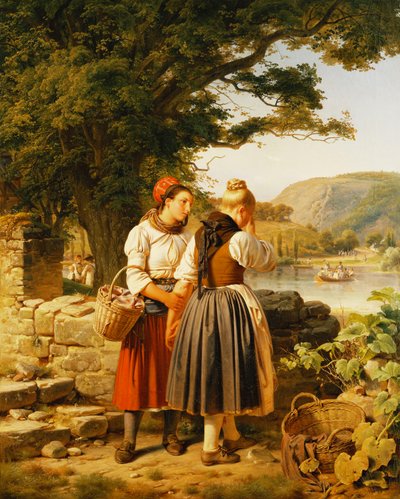 Farvel, 1842 av Jakob Becker