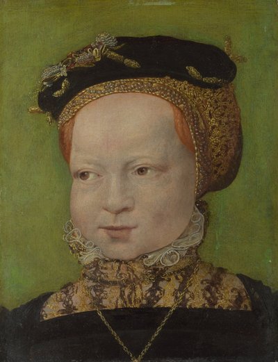 Portrett av en jente, ca 1545 av Jakob Seisenegger