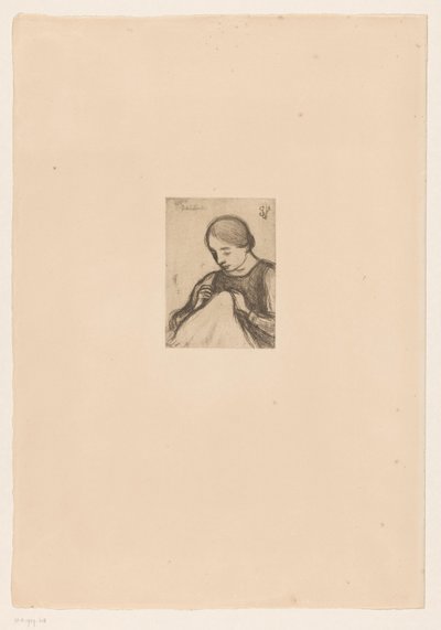 Portrett av Malvina Dedeyn med håndverk av Jakob Smits