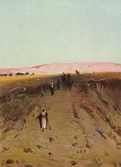 En østlig motorvei (farge litho) av James (after) Clark