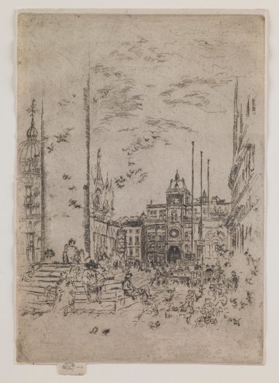 Piazzettaen av James Abbott McNeill Whistler