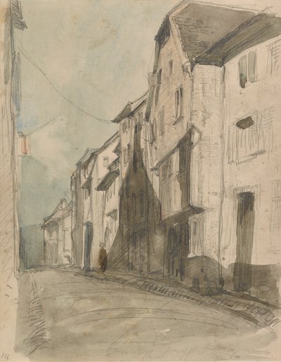 En gate ved Saverne, 1858. av James Abbott McNeill Whistler