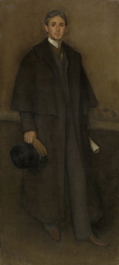 Arrangement i kjøttfarge og brunt: Portrett av Arthur Jerome Eddy, 1894 av James Abbott McNeill Whistler