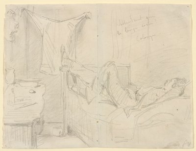 Venter på at tøyet skal tørke! Köln, 1858. av James Abbott McNeill Whistler