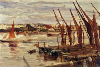 Battersea Reach, ca. 1863 av James Abbott McNeill Whistler
