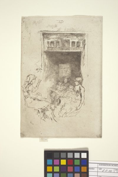 Bead-stringers (etsing) av James Abbott McNeill Whistler