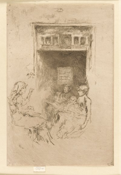 Perlestrengere, 1879-1880. av James Abbott McNeill Whistler