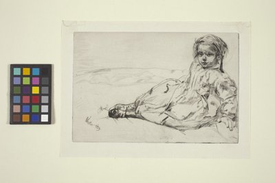 Bibi Valentin (etsing) av James Abbott McNeill Whistler