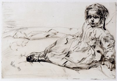 Bibi Valentin av James Abbott McNeill Whistler