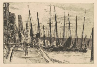 Billingsgate, 1859. av James Abbott McNeill Whistler