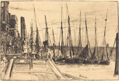 Billingsgate, 1859. av James Abbott McNeill Whistler