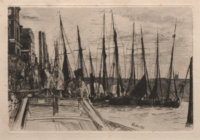 Billingsgate, 1859. av James Abbott McNeill Whistler