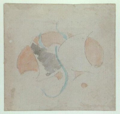 Sommerfuglmotiv (blyant og akvarell på papir) av James Abbott McNeill Whistler